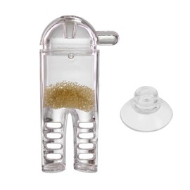 Aquarium Planarium Trap Acrylic Aquarium Worm Feeder Transparent Snail Trap for Aquariums, Trouser-shaped Worm Trap for Aquariums with Suction Cups for Aquariums