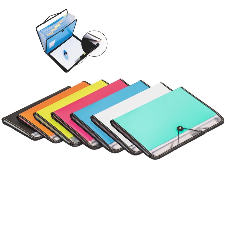 D.RECT Briefcase Notebook Set Expandable Portable File Folder Document Folders