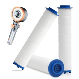 Shower Head Replacement Filter with 2-in-1 PP Cotton Filter for Purified and Softer Water | Function | Limescale and Chlorine Free Water Saving | For Healthy Skin and Shiny Hair