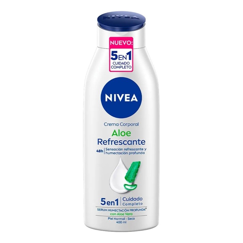 Crema Corporal Nivea Aloe Vera Piel Normal 400ml