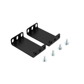 LiyaTech Rackmount 3.1 inch Rack Recessed Adapter for 1U Rack, Black