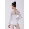 Dance Elite Aisling Mesh Shoulder and Sleeves Dance Leotard For