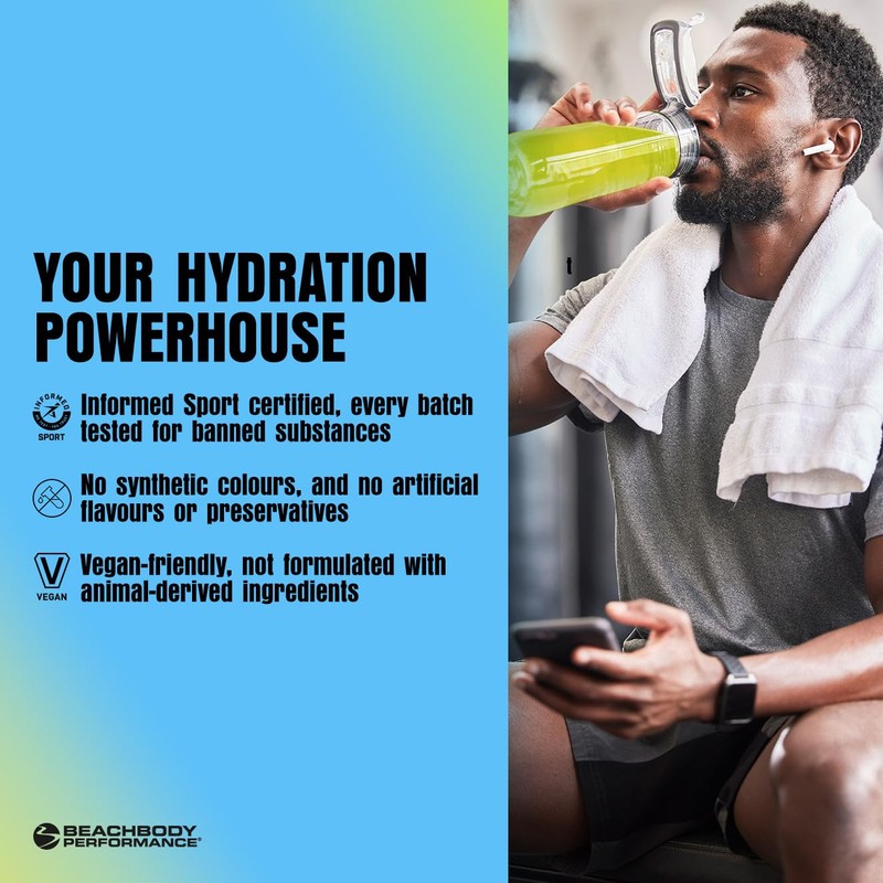 BODi BODi Hydrate Performance Hydration Supplement, Quercetin Enriched Electrolyte Powder,