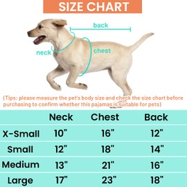CUSOZWO Dog Christmas Pajamas for Small Medium Dogs - Cute Elk Snowflake Pattern Holiday Dog Pajamas Pet Apparel for Cold Weather - Soft Onesie Dog Pjs Warm Winter Clothes for Dogs, Puppy, Cats