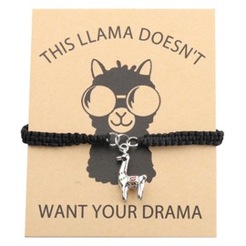CENWA Llama Adjustable Bracelet Llama Birthday Gift Alpaca Gifts for Llama Lovers (LLAMA BR CA)