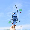 Cute Birds Suncatcher Bird Stained Glass Window Hangings for Window