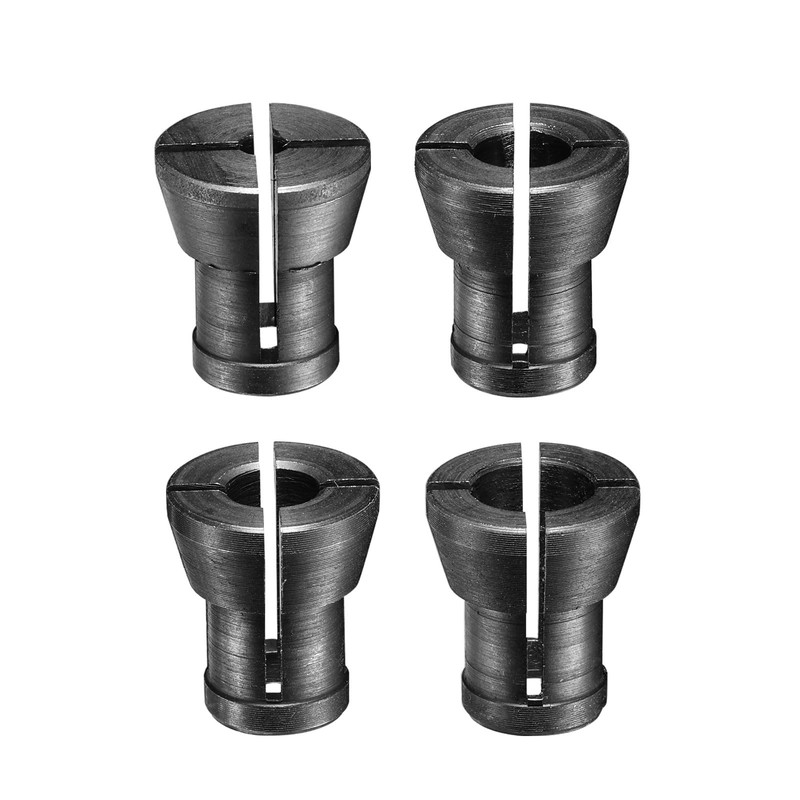 Genmitsu 4pcs Router Collet Kit, 1/8″ to 5/16″ Router Bit
