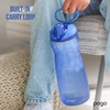 Pogo 64oz Plastic Water Bottle with Leak-Proof Chug Lid and