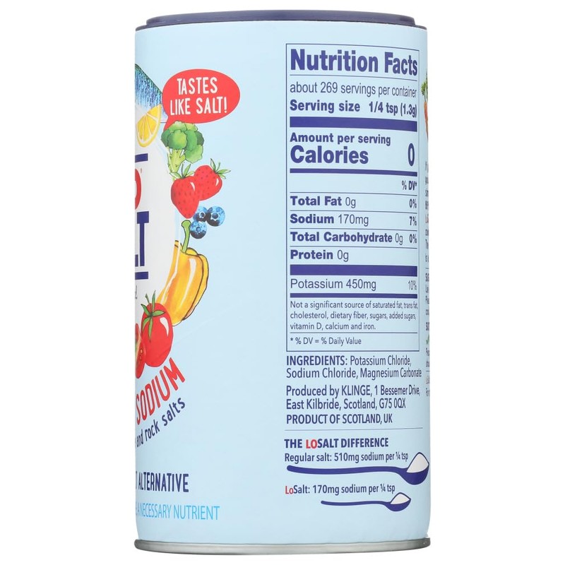 LOSALT SALT REGULAR, 12.35 OZ