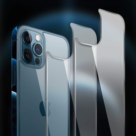 Shacoryze for iPhone 12 Pro Max Back Glass Protector (3-Pack), iPhone 12 Pro Max Back Screen Protector Rear Tempered Glass (6.7 inch)