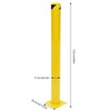 Safety Bollard, 48" Height * 4.5" Dia Bollard Post, Yellow