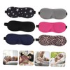 TOVINANNA 6pcs Sleeping Eye Masks Comfortable Elastic Blindfolds for Travel