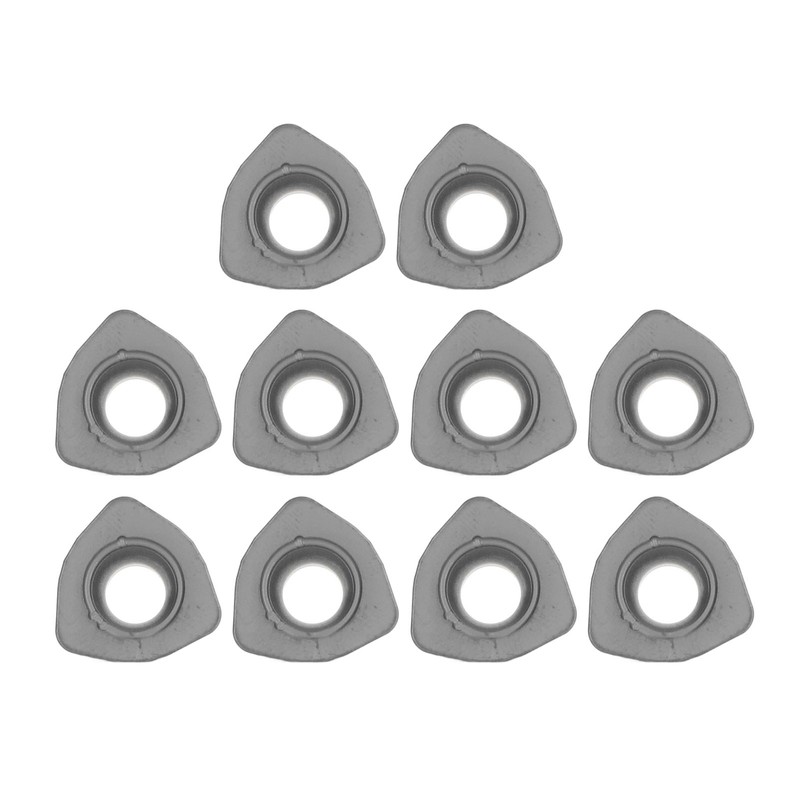 10Pcs Carbide Turning Inserts Indexable Coated Blade for Wood Milling