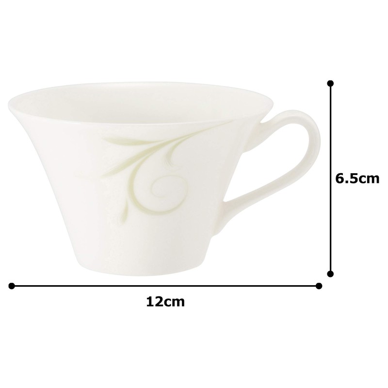 Narumi 50524-2636 Cup Saucer, Natural Green, 7.4 fl oz (210