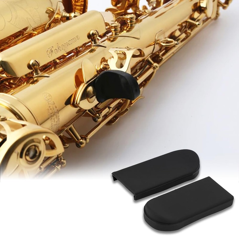 Saxophone Thumb Rest Cushion, 2 Pieces Thumb Rest Sax Rubber