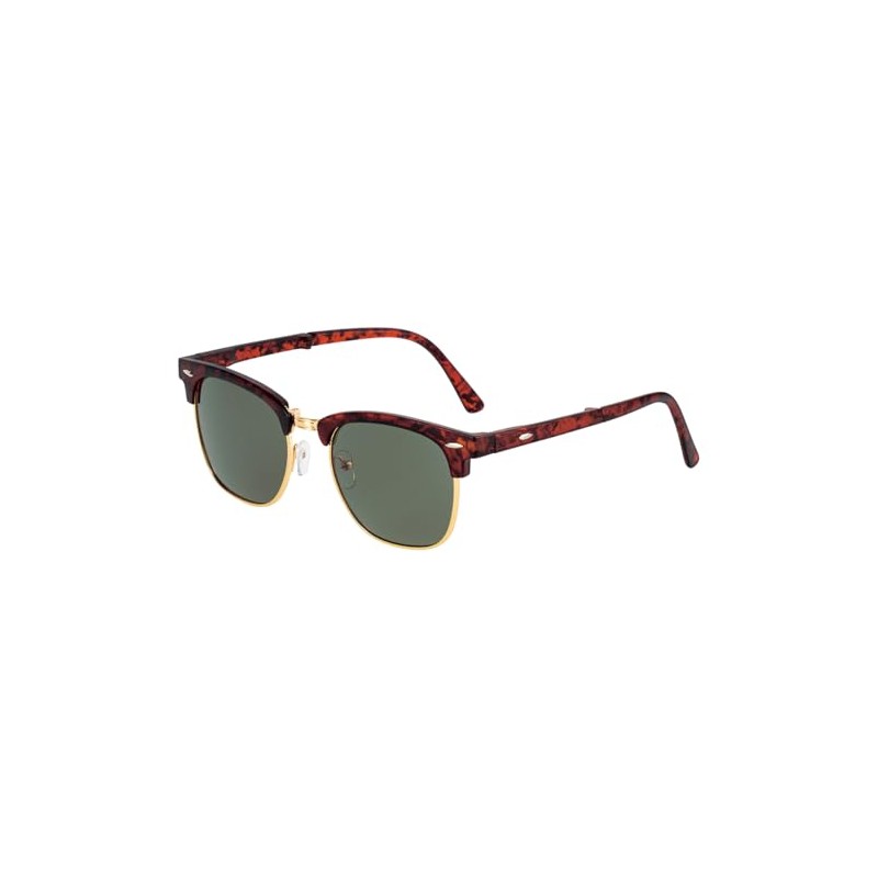 meigan 7399-01 Men's Retro Design, Metal Salmont, Wellington, Foldable, Compact,