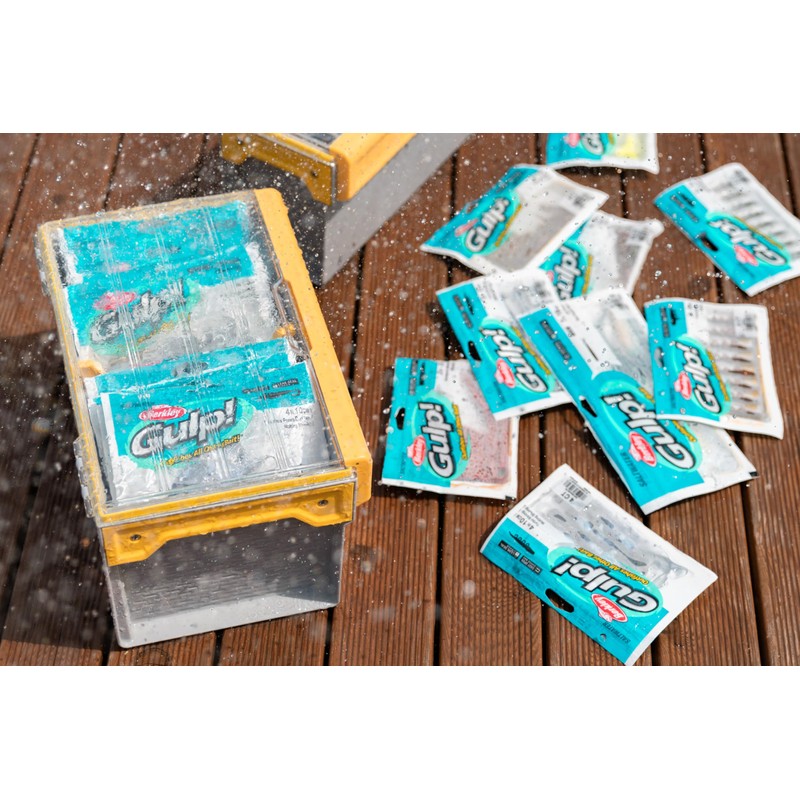 Berkley Gulp!® Saltwater Jigging Shrimp; Soft Plastic Fishing Lure for