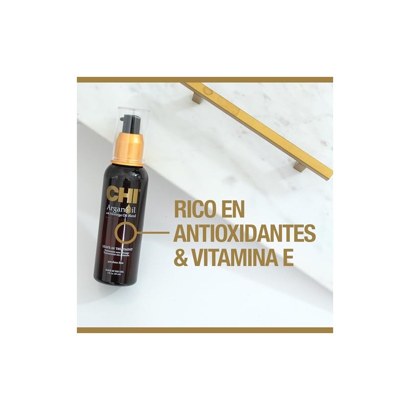 CHI Tratamiento sin enjuague de aceite de argán, argán y
