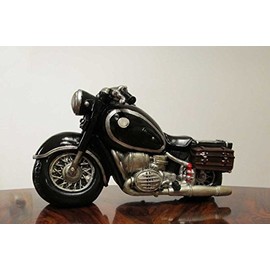 Udo Schmidt Motorcycle Bike Money Box (Black)