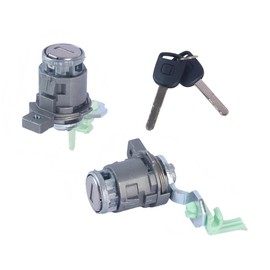 Door lock cylinder with key, Compatible with Honda 1998-2002 Accord, 2001-2005 Civic, 1999-2004 Odyssey, 2000-2009 S2000, 2002-2006 CR-V, 2003-2011 Element, Replace OE 72145-S73-003 72146-S73-003