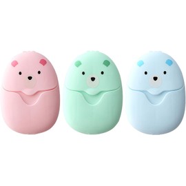 Jinshining 150pcs Soap Sheets Portable Disposables Scente Bath Slices Sheet Foaming Paper Soaps for Home Travel Outdoor Bathroom Personal Care