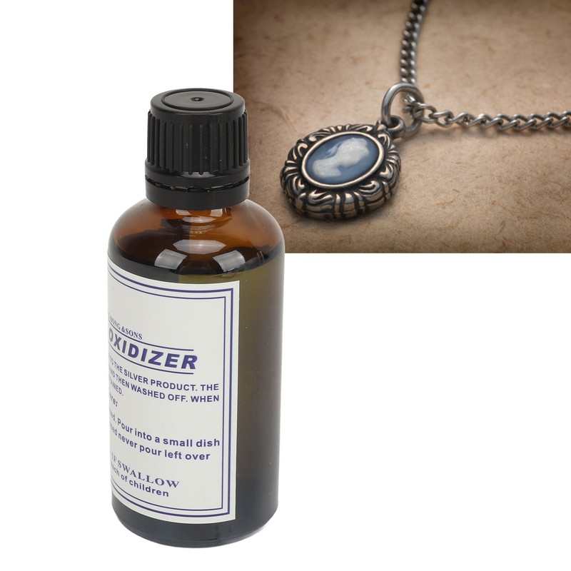 Silver Oxidizer Solution Jewelry Making Black Fast Acting Vintage Effect