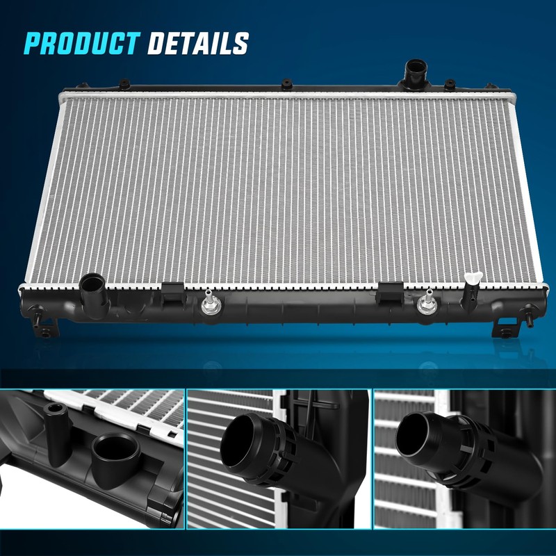 Nilight Radiator for Infiniti Q50 V6 3.5L 3.7L 2014 2015
