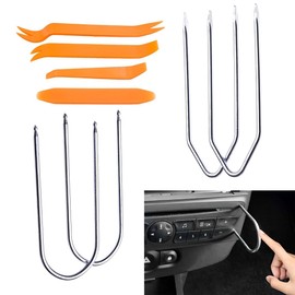 8Pcs Car Radio Removal Tool, Car Trim Removal Tool Kit, Multifunctional Trim Removal Tools, Suitable for Interior and Exterior Vehicle Repair, Trim And Molding Rem