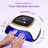 UV LED Nail Lamp, Gugusure Upgrade 180W Nail Dryer for