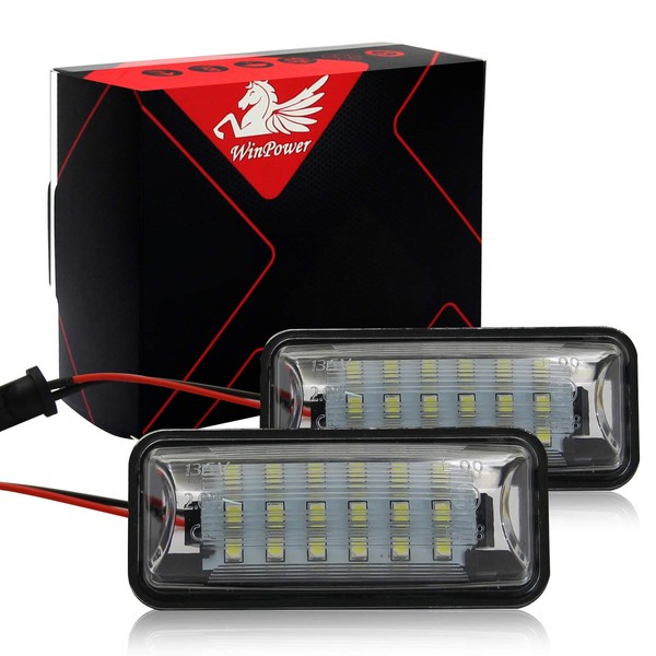Win Power Licence Plate Lighting, Pack of 2