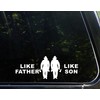 Diamond Graphics Like Father Like Son Firefighter (8-3/4" X 3-1/4")