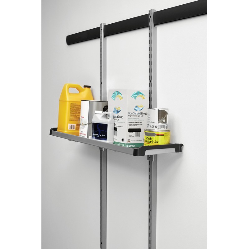 Rubbermaid FastTrack Rail Large Shelf Organization System, Holds up to