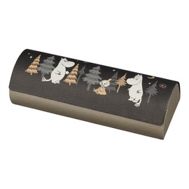 Kamio Japan Moomin Glasses Case with Cloth Starry Sky Forest 207240 MOOMIN Little My