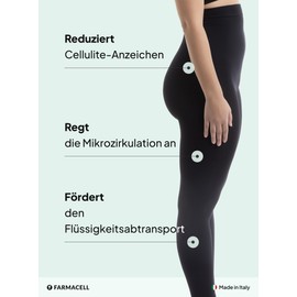 Farmacell 133 Massaging High Waist, Anti-Cellulite Leggings -
