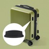BQLZR Luggage Holder Side Bolt Base Replacement Black Feet Pad