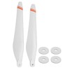1 Pair Drone Propellers White Carbon Low Noise Powerful Traction