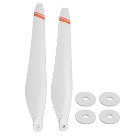 1 Pair Drone Propellers White Carbon Low Noise Powerful Traction Folding Drone Propellers for X9 PLUS Power Kit CW