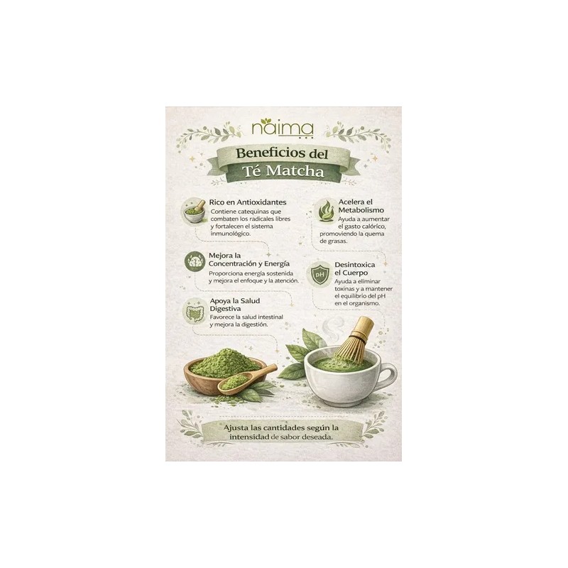 Té verde matcha en polvo 100 g 100 puro y