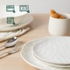 HOMBENE Dessert Pasta 8 Inches Set for 6, Sun-glitter Style,