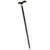 African Blackwood Detachable Walking Stick Elderly Ergonomic 3 Section Walking