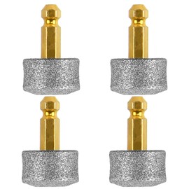 Pack of 4 Dog Nail Grinder with 80 Grit, Replacement Heads for Claw Grinder Compatible with Casfuy N10 N20 N30, Professional Claw Grinding Wheel Grinding for Small, Medium and Large Dogs