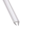 TA-VIGOR Trim Seal, Transparent PVC U-Seal Channel Edge Protector Sheet,