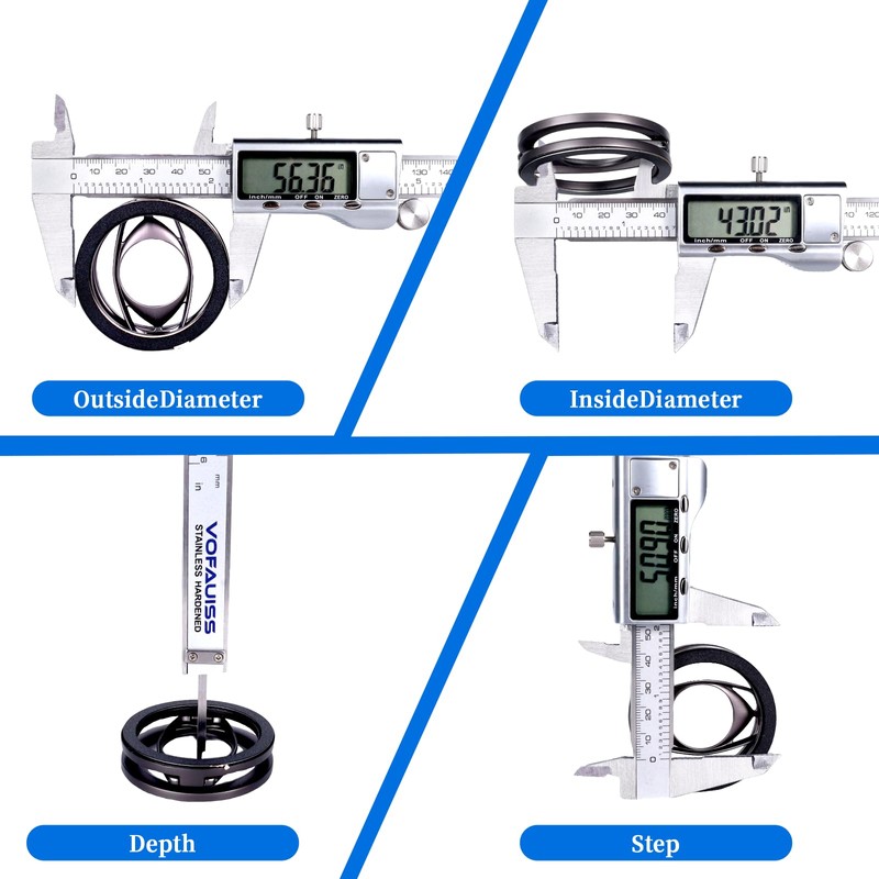 Digital Caliper Measuring Tool,Caliper Measuring Tool with Stainless Steel, Micrometer