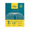 SF 6 pieces pre-tied loop fly tapered leader nylon fly
