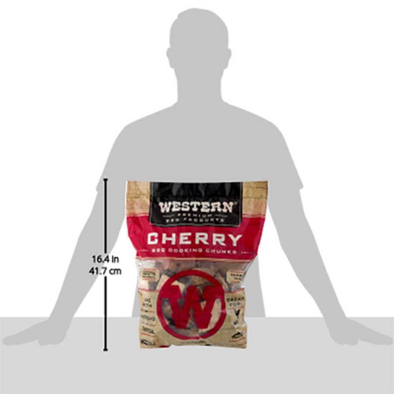 Western Premium BBQ Products Cherry BBQ Cooking Chunks, 549 cu