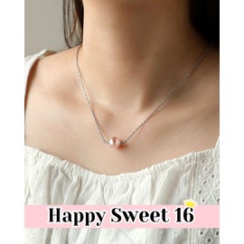 D Dongjiangjin Gift 16th Birthday Decorations Gifts Girl Sweet 16 Gifts for 16 Year Old Girls 16th Birthday Necklace Gifts for Teenage Girls