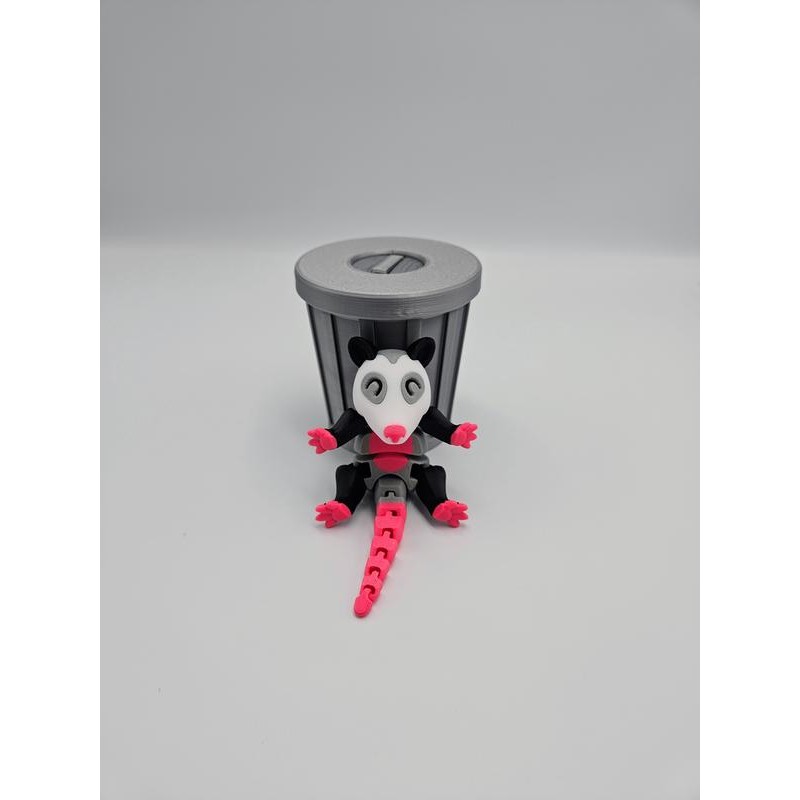 Trash Raccoon, Fox, Panda, Possum, Skunk - 3D Fidget -
