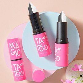 Natinda Magic Reversal Tattoo Lipstick, indelible warm tone pink luxury nude pearl lipstick / 나틴다 매직 반전 타투 립스틱 잘 안지워지는 지워지지않는 웜톤 핑크 명품 누드 펄 립스틱