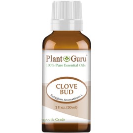 Clove Bud Essential Oil 1 oz / 30 ml 100% Pure Undiluted Therapeutic Grade for Aromatherapy Diffuser, Natural Remedies for Skin, Body, Hair. Great for DIY Candle and Soap Making.