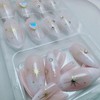 24pcs French Press on Nails Almond Shape Fake Nails with